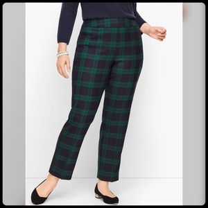 Plaid ankle Talbot pants